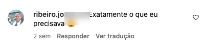 Depoimento com nome parcialmente anonimizado de cliente da Publiko