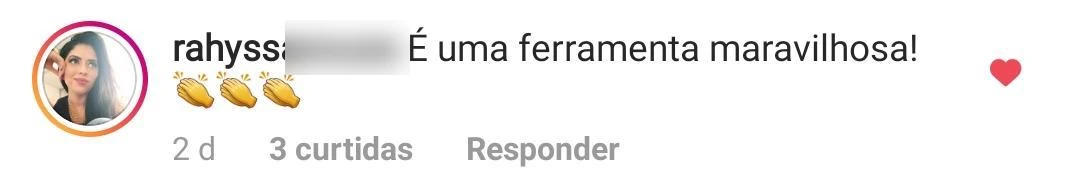 Depoimento com nome parcialmente anonimizado de profissional da odontologia