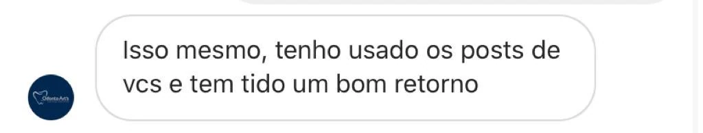 Depoimento de consultório odontológico