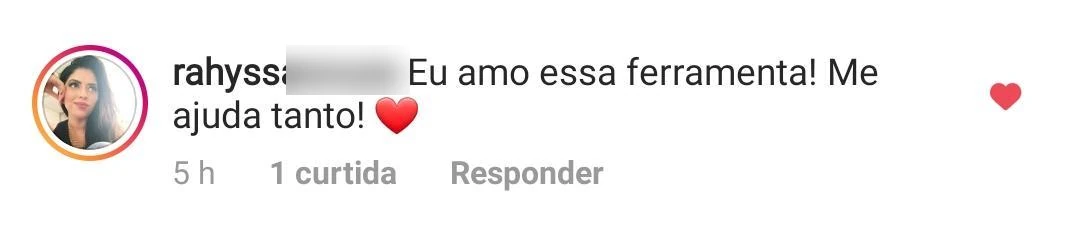Depoimento com nome parcialmente anonimizado de profissional da odontologia