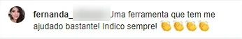 Depoimento com nome parcialmente anonimizado de profissional da odontologia