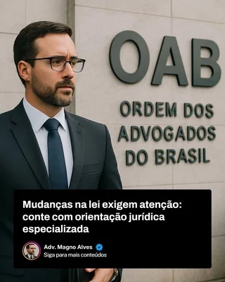 Post de advocacia sobre orientação jurídica