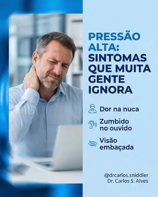 Post de saúde sobre pressão alta