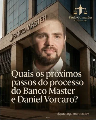 Post de advocacia sobre o processo do Banco Master